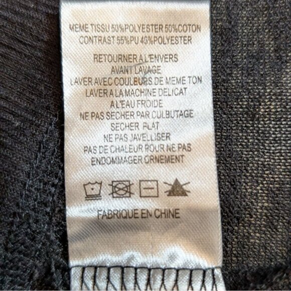 Miss Me Studded Jacket Womens Small Hoodie Faux Leather Statement - Picture 5 of 12